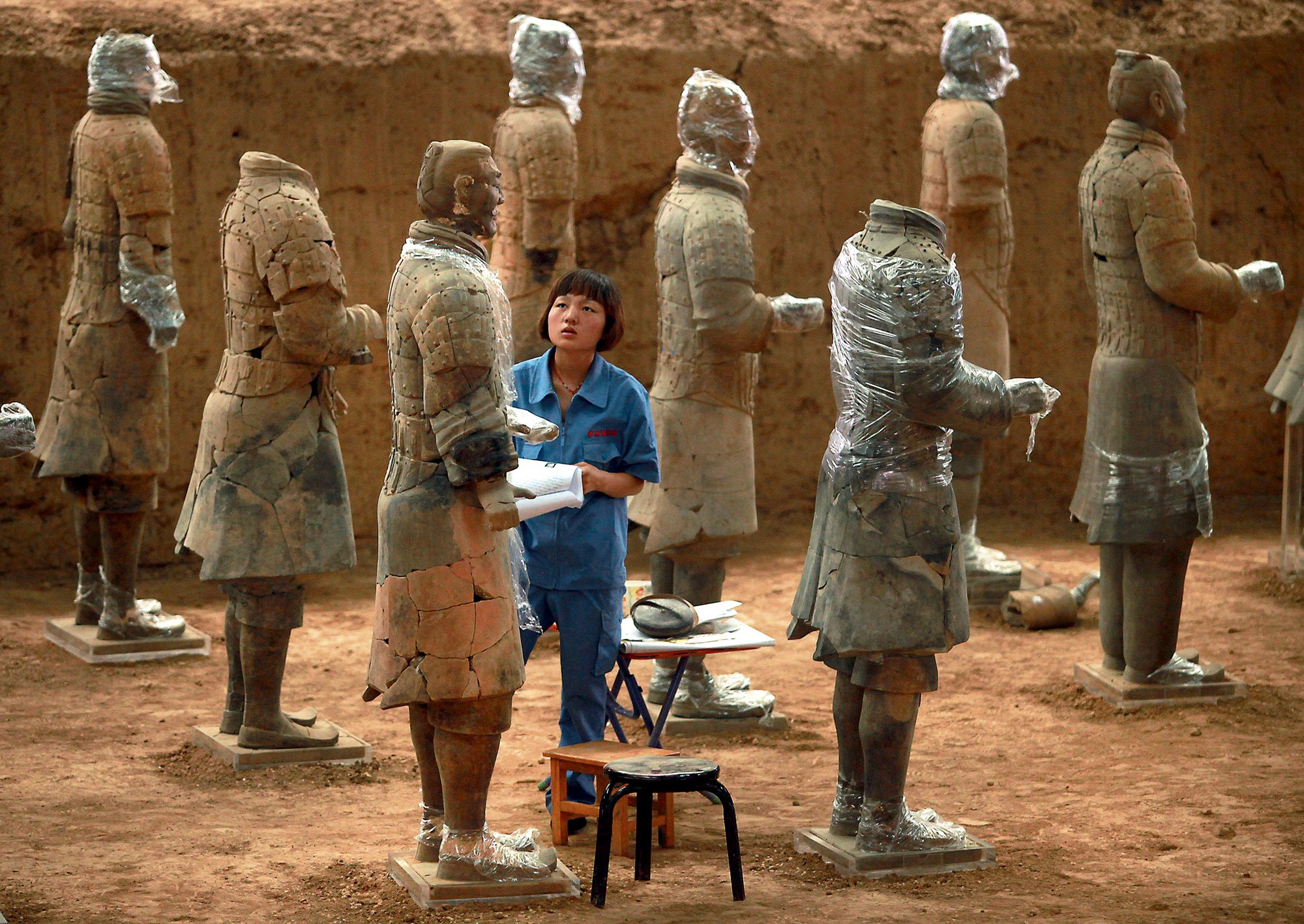 Nuevos detalles de cómo crearon a los Guerreros de Terracota - El Extremo  Sur