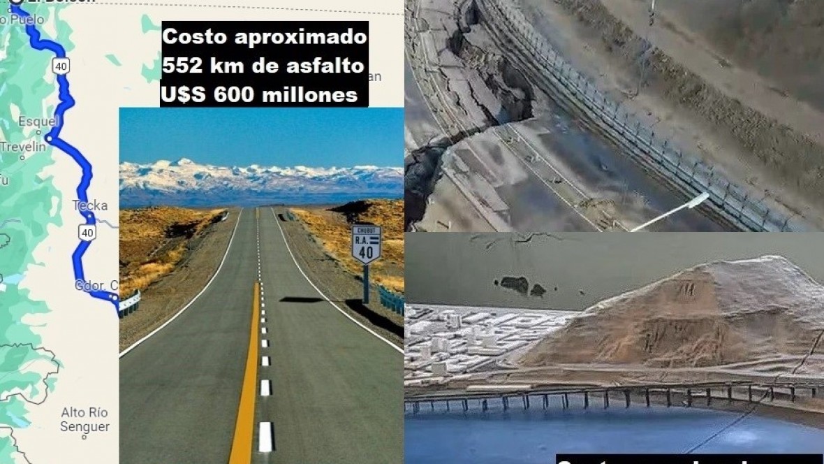 Chubut dejó de recaudar U$S 1.000 millones de regalías: con eso haría el Viaducto en Comodoro y pavimentaría la Ruta 40